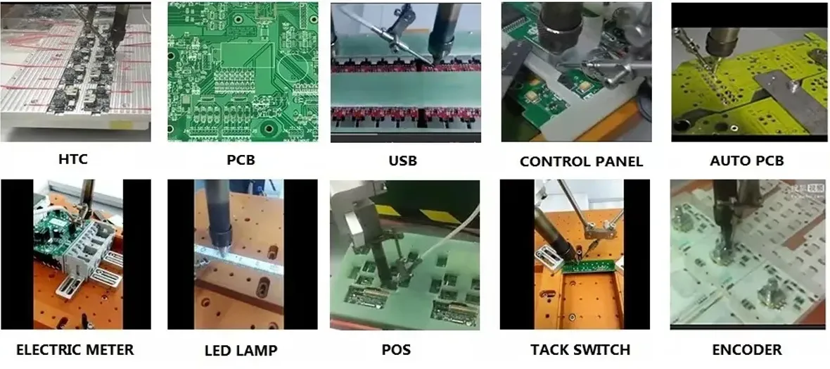 application of Three Axis Automated Soldering Machine