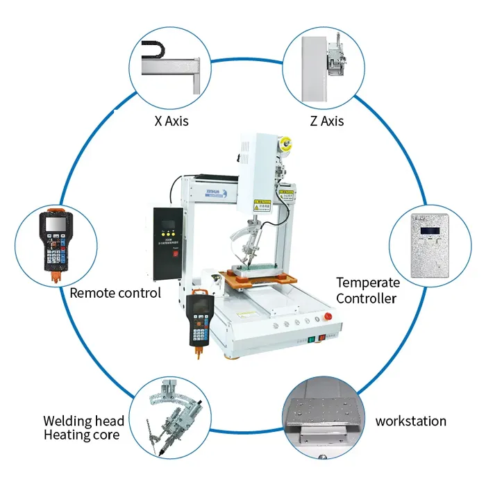 Three Axis Automated Soldering Machine