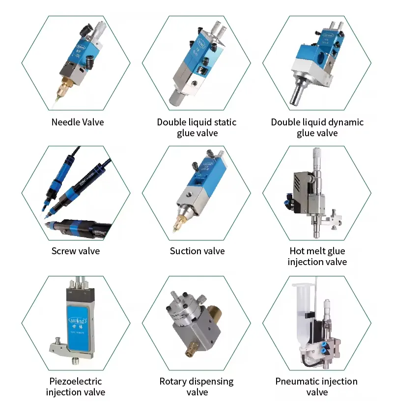 Five Axis Desktop Robotic Glue Dispenser with CCD Visual