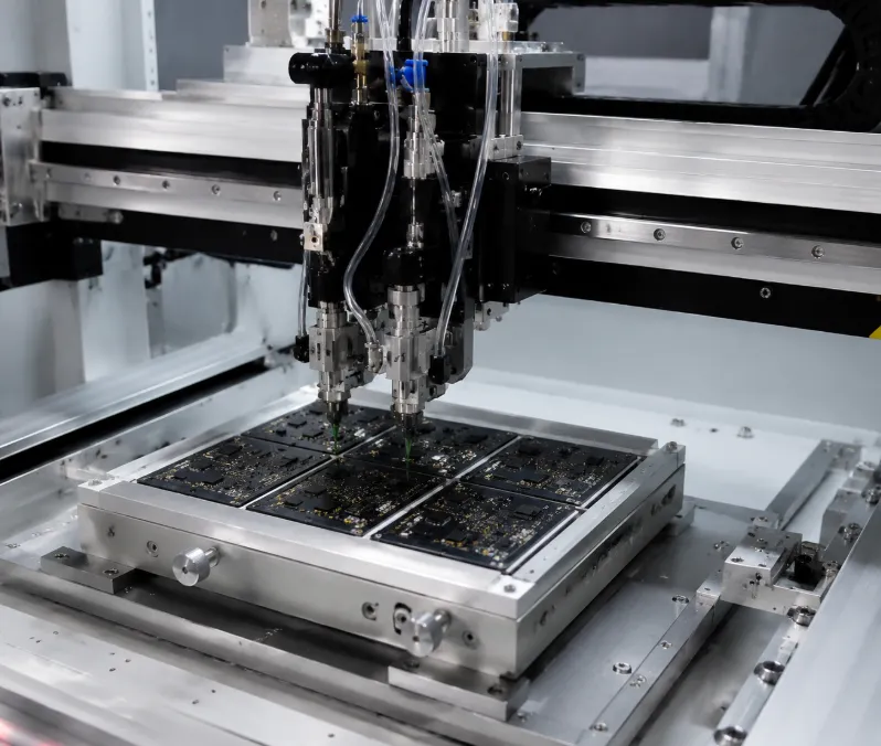 Operating status of conformal coating equipment
