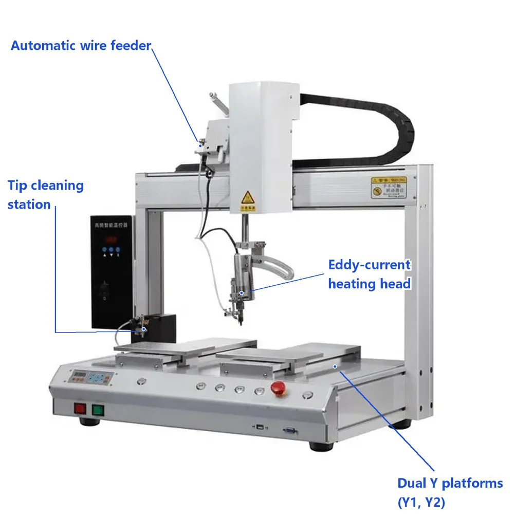 robotic soldering defects,automatic soldering machine defects,soldering robot troubleshooting,cold solder joints,solder bridging,solder balls,soldering tip temperature,solder wire feed adjustment